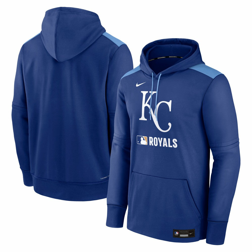 Kansas City Royals Authentic Collection Performance Pullover Hoodie Royal | Nike