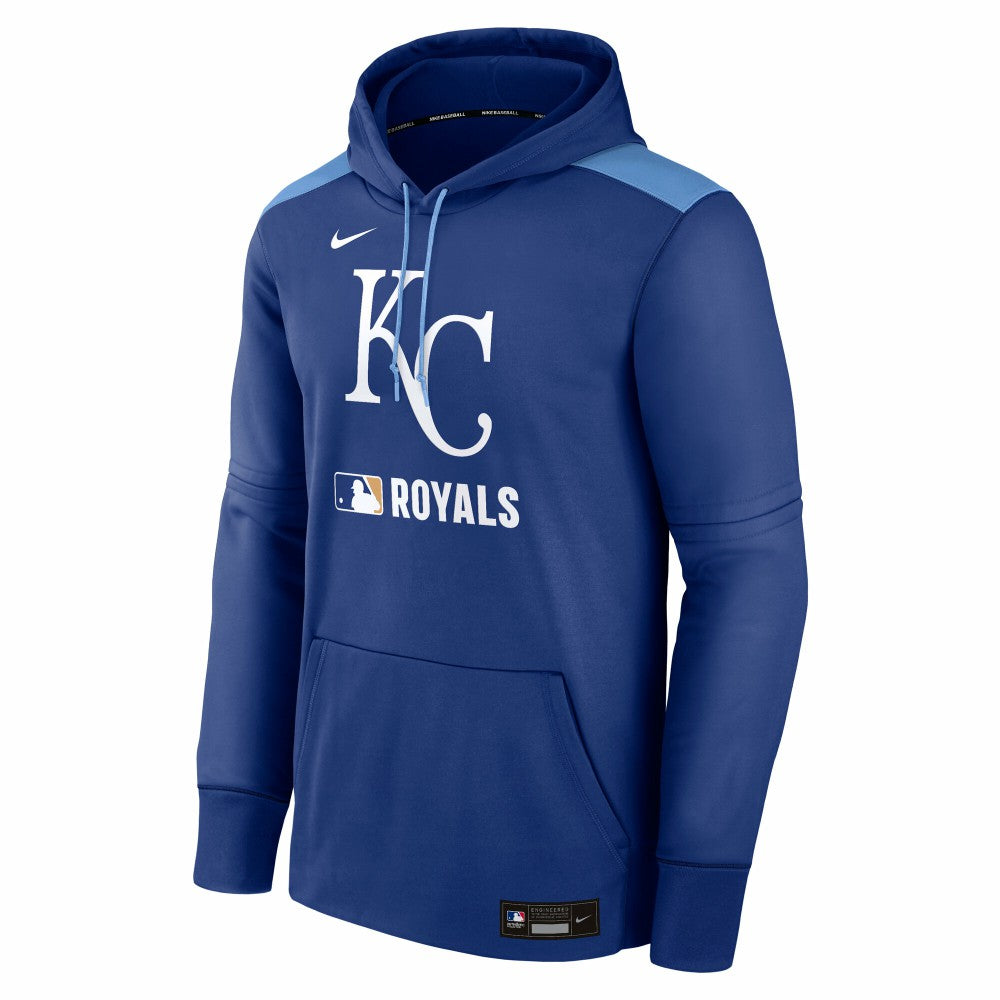 Kansas City Royals Authentic Collection Performance Pullover Hoodie Royal | Nike