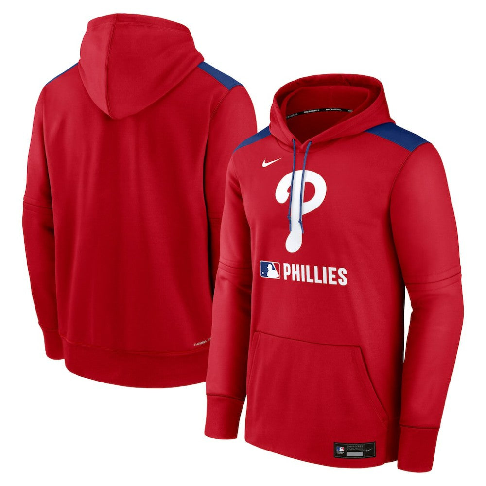 Philadelphia Phillies Authentic Collection Performance Pullover Hoodie Red | Nike