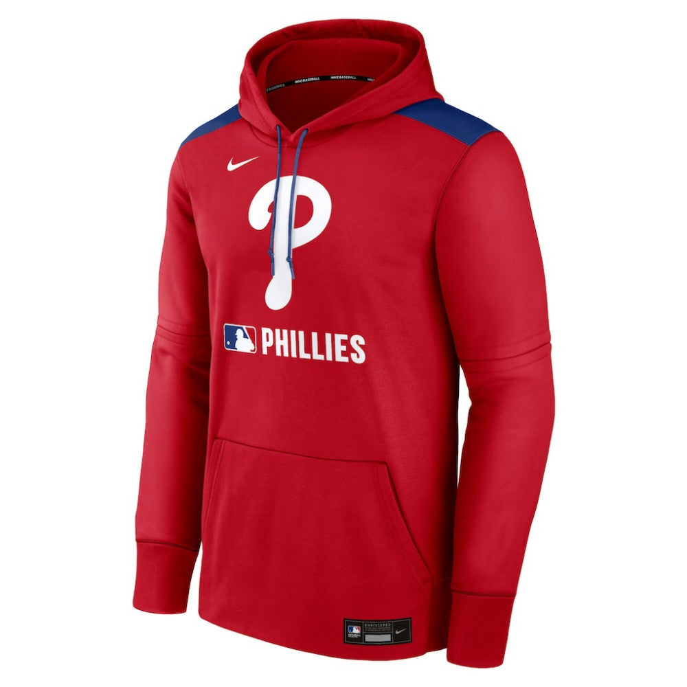 Philadelphia Phillies Authentic Collection Performance Pullover Hoodie Red | Nike