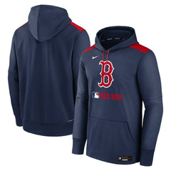 Boston Red Sox Authentic Collection Performance Pullover Hoodie Navy | Nike