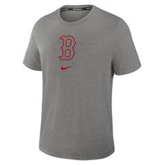Boston Red Sox Authentic Collection Early Work Tri-Blend Dri-FIT T-Shirt Heather Charcoal | Nike