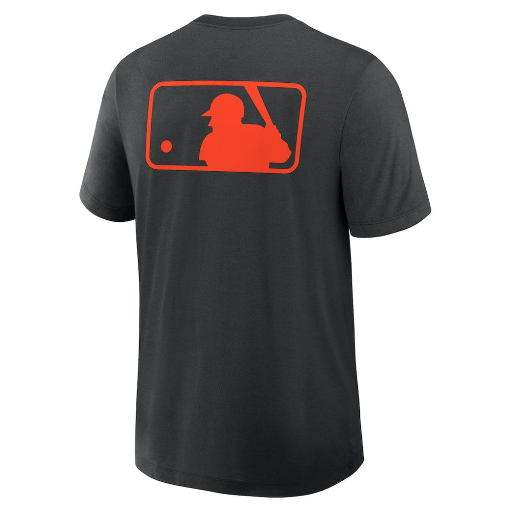 Baltimore Orioles Authentic Collection Early Work Tri-Blend Dri-FIT T-Shirt Black | Nike
