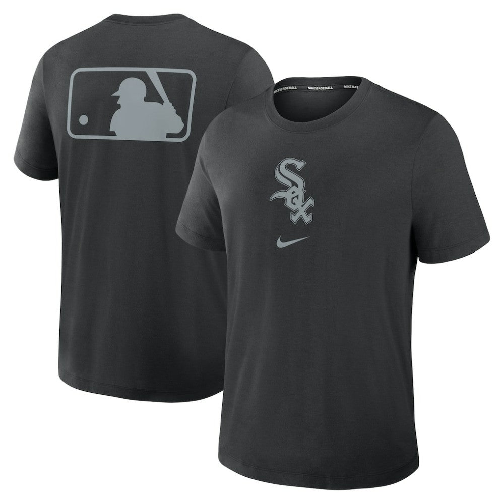 Chicago White Sox Authentic Collection Early Work Tri-Blend Dri-FIT T-Shirt Black | Nike