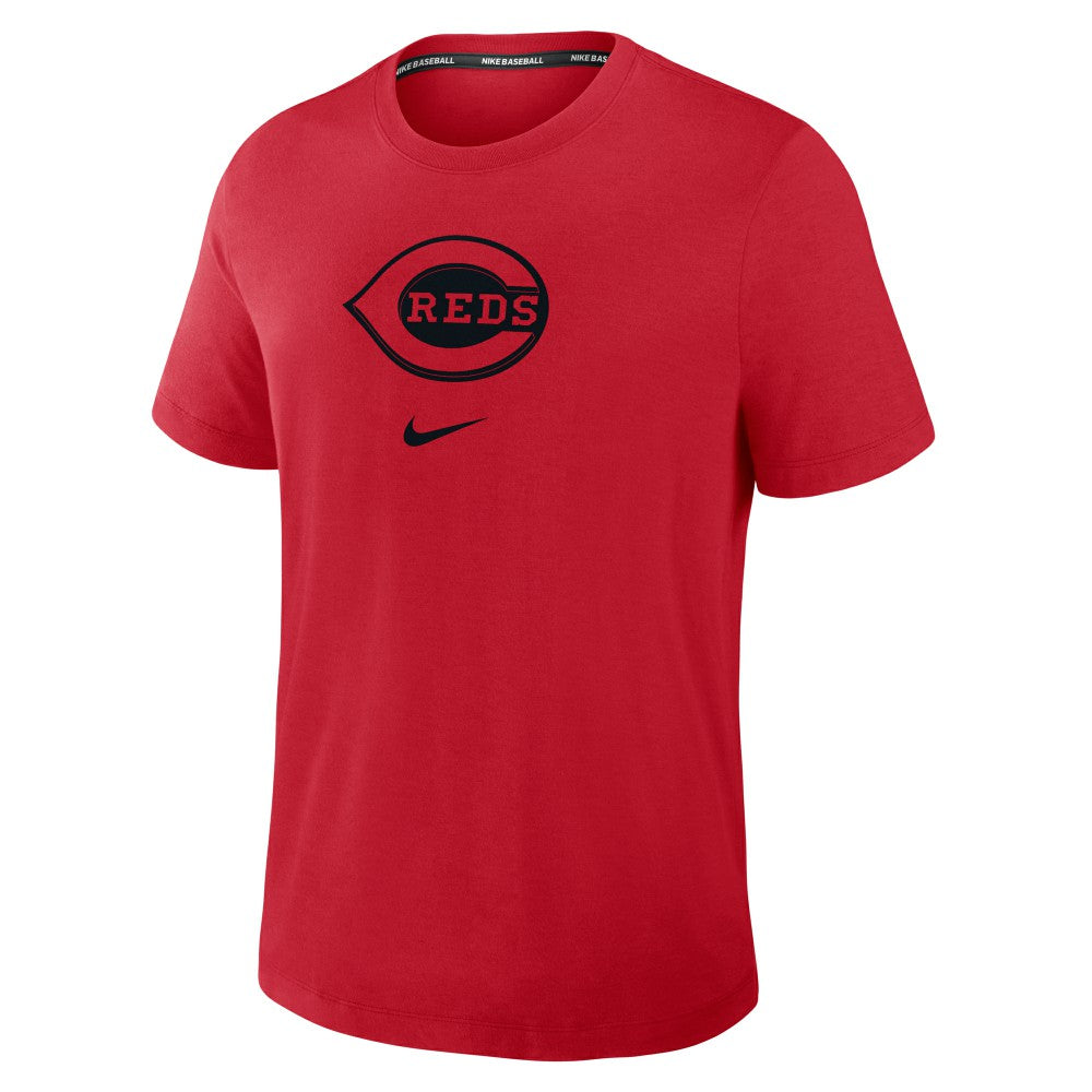 Cincinnati Reds Authentic Collection Early Work Tri-Blend Dri-FIT T-Shirt Red | Nike