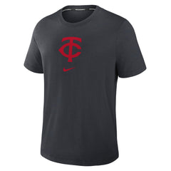 Minnesota Twins Authentic Collection Early Work Tri-Blend Dri-FIT T-Shirt Black | Nike
