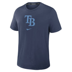Tampa Bay Rays Authentic Collection Early Work Tri-Blend Dri-FIT T-Shirt Navy | Nike