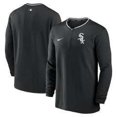 Chicago White Sox Authentic Collection Performance Half-Zip Top Black | Nike