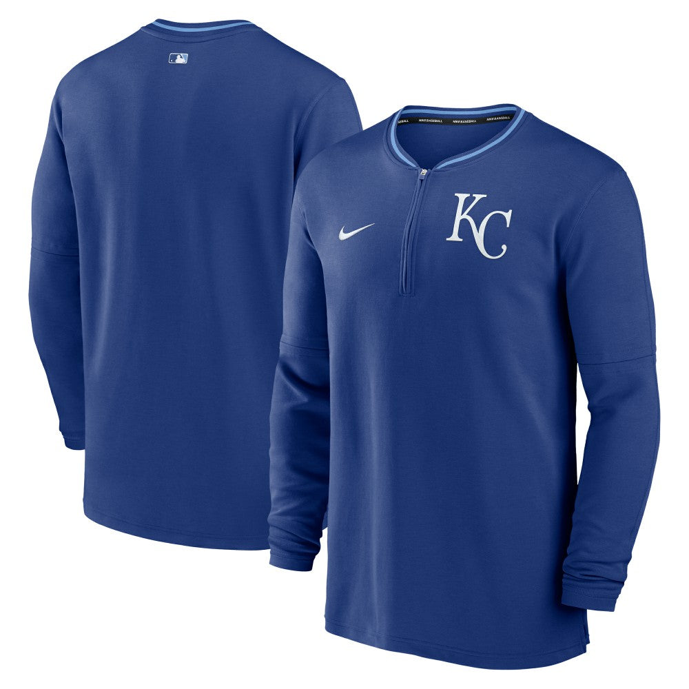 Kansas City Royals Authentic Collection Performance Half-Zip Top Royal | Nike