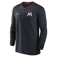 Minnesota Twins Authentic Collection Performance Half-Zip Top Navy | Nike