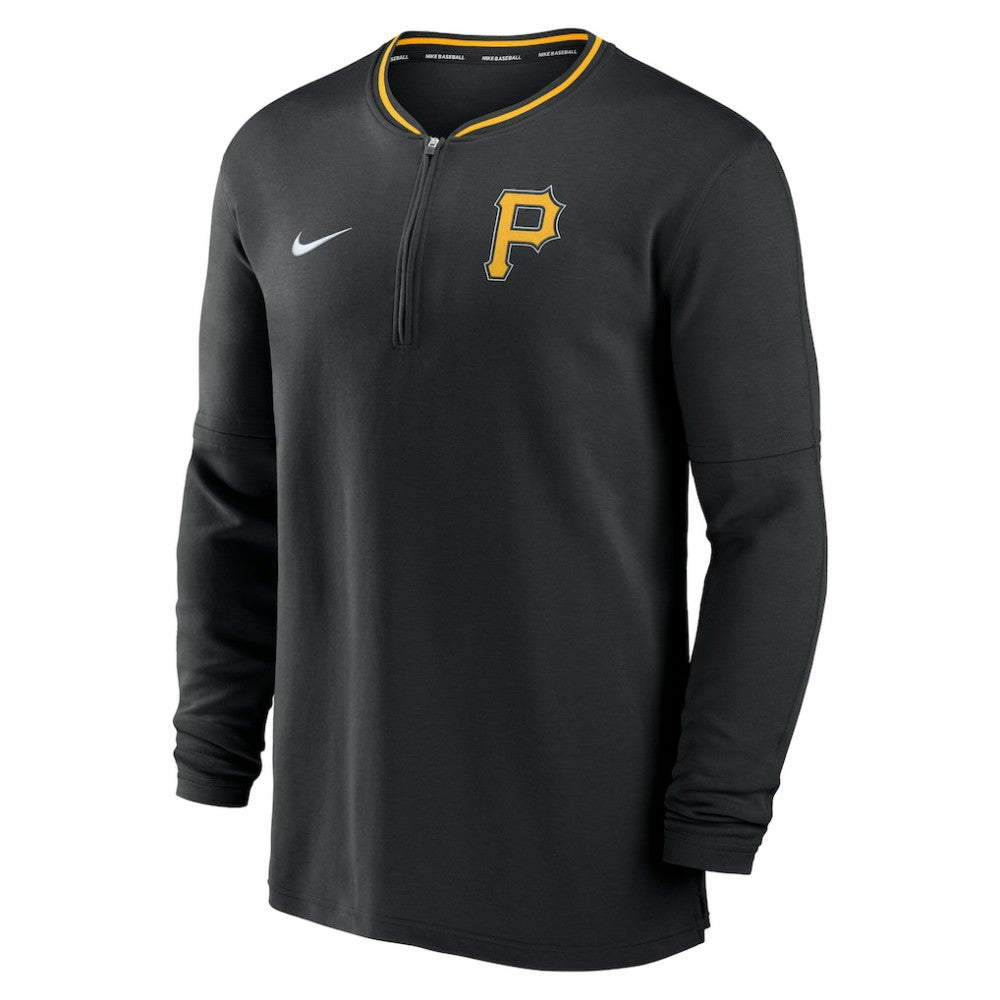 Pittsburgh Pirates Authentic Collection Performance Half-Zip Top Black | Nike