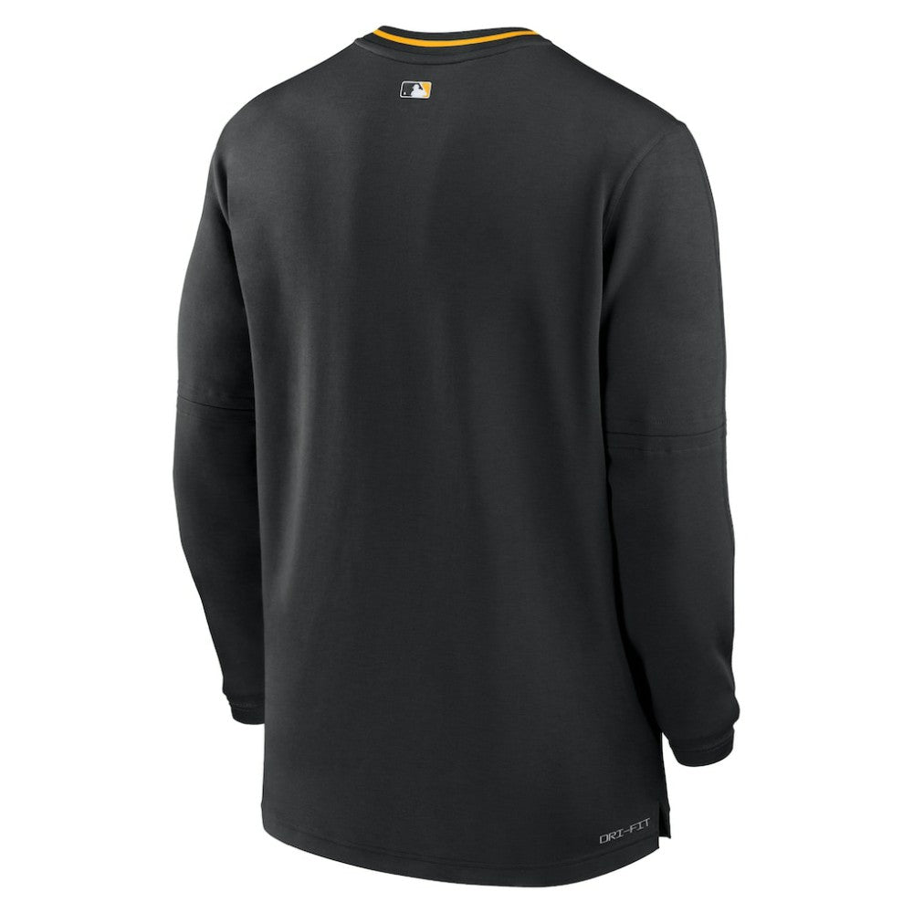 Pittsburgh Pirates Authentic Collection Performance Half-Zip Top Black | Nike