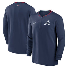 Atlanta Braves Authentic Collection Performance Half-Zip Top Navy | Nike
