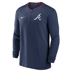 Atlanta Braves Authentic Collection Performance Half-Zip Top Navy | Nike