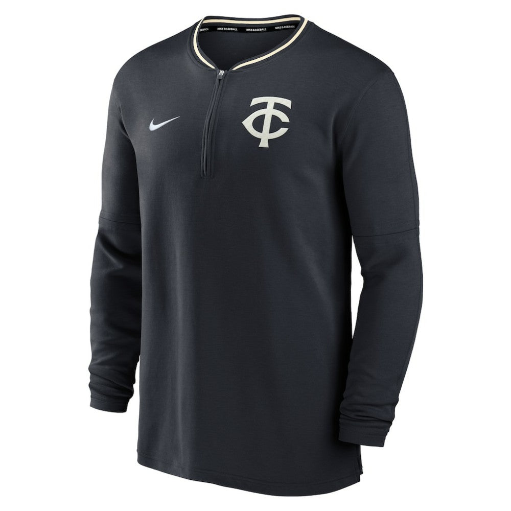 Minnesota Twins Authentic Collection Dri-FIT Half-Zip Top Navy | Nike