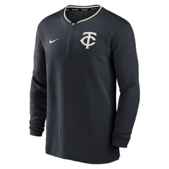 Minnesota Twins Authentic Collection Dri-FIT Half-Zip Top Navy | Nike