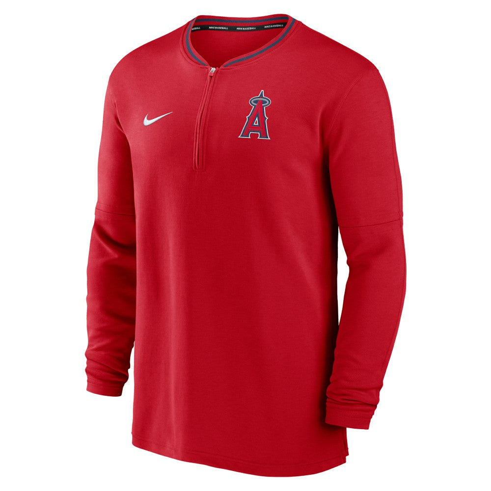 Los Angeles Angels Authentic Collection Performance Half-Zip Top Red | Nike