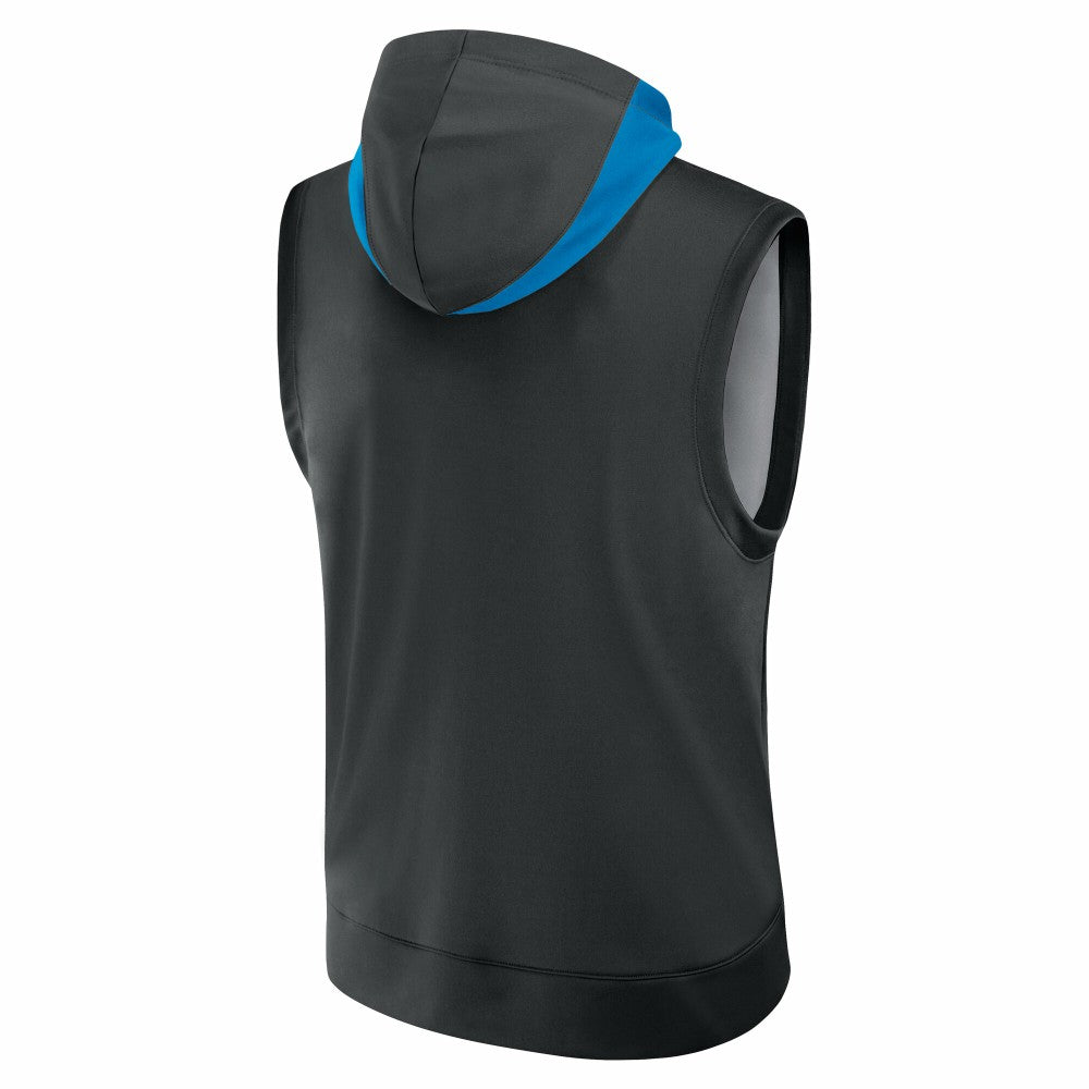 Miami Marlins Authentic Collection Dri-FIT Sleeveless Hoodie Black | Nike