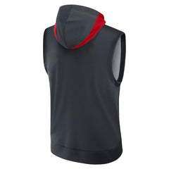 Minnesota Twins Authentic Collection Dri-FIT Sleeveless Hoodie Navy | Nike