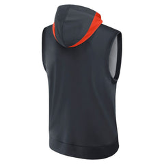 Detroit Tigers Authentic Collection Dri-FIT Sleeveless Hoodie Navy | Nike