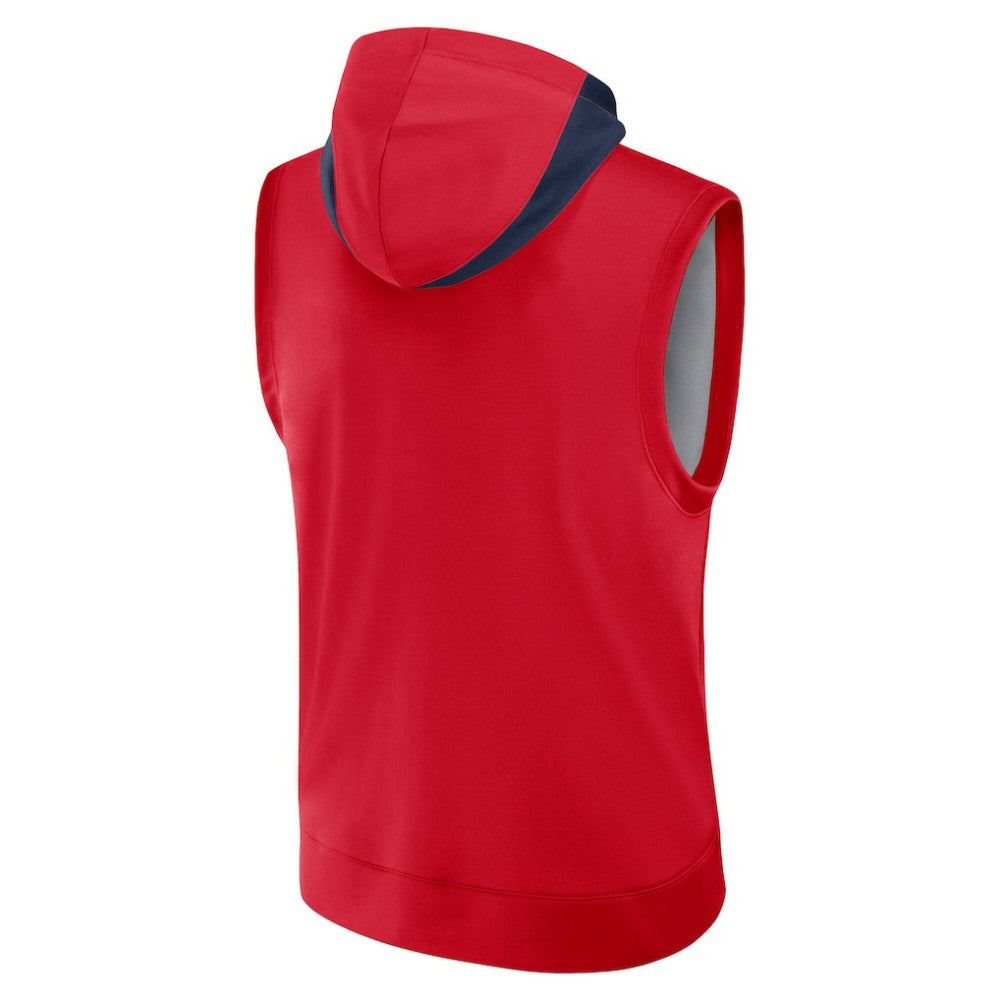 Los Angeles Angels Authentic Collection Dri-FIT Sleeveless Hoodie Red | Nike