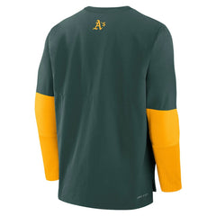 Athletics Authentic Collection Player Dri-FIT Lightweight Pullover  Green/Gold | Nike