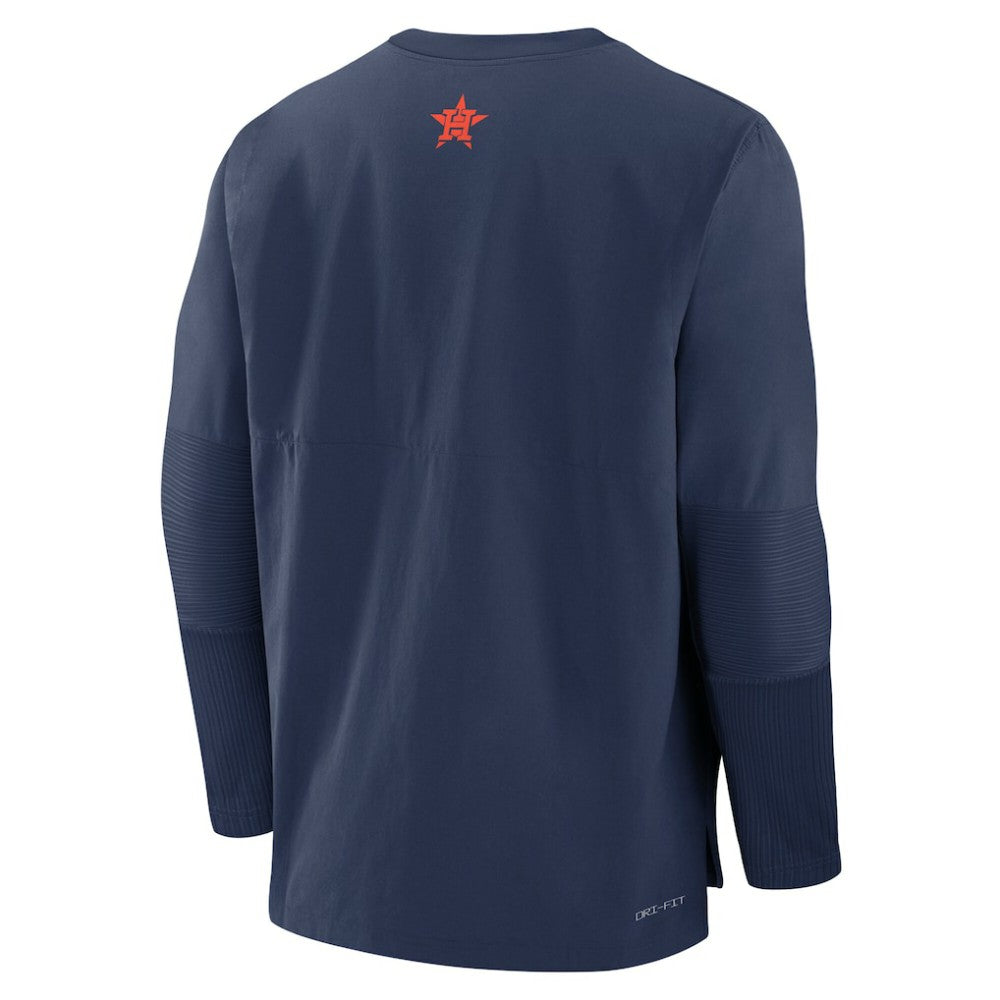 Houston Astros Authentic Collection Player Dri-FIT Lightweight Pullover  Navy/Orange | Nike