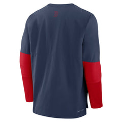 Boston Red Sox Authentic Collection Player Dri-FIT Lightweight Pullover  Navy/Red | Nike