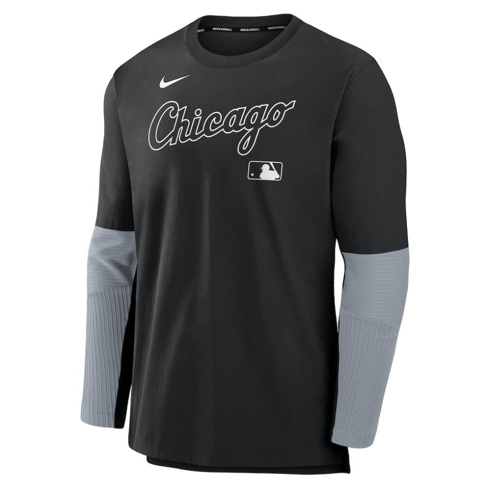 Chicago White Sox Authentic Collection Player Dri-FIT Lightweight Pullover  Black/Gray | Nike