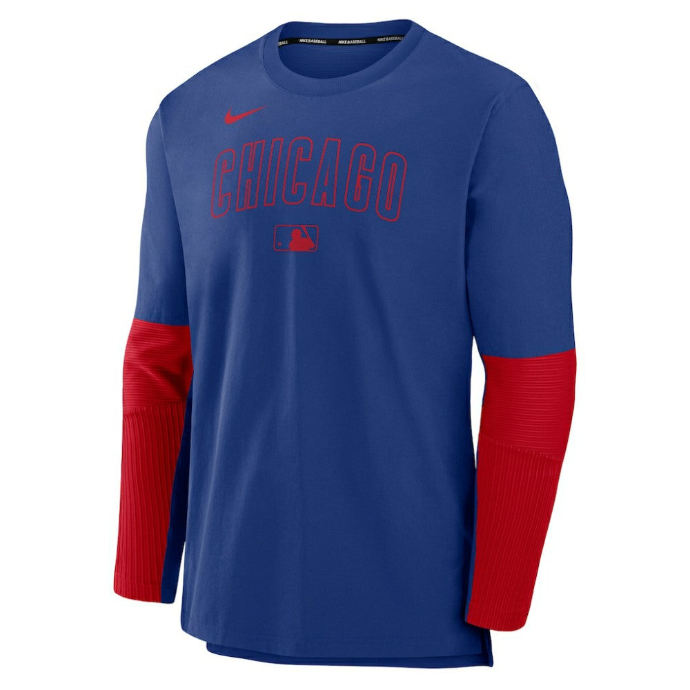 Chicago Cubs Authentic Collection Player Dri-FIT Lightweight Pullover  Royal/Red | Nike