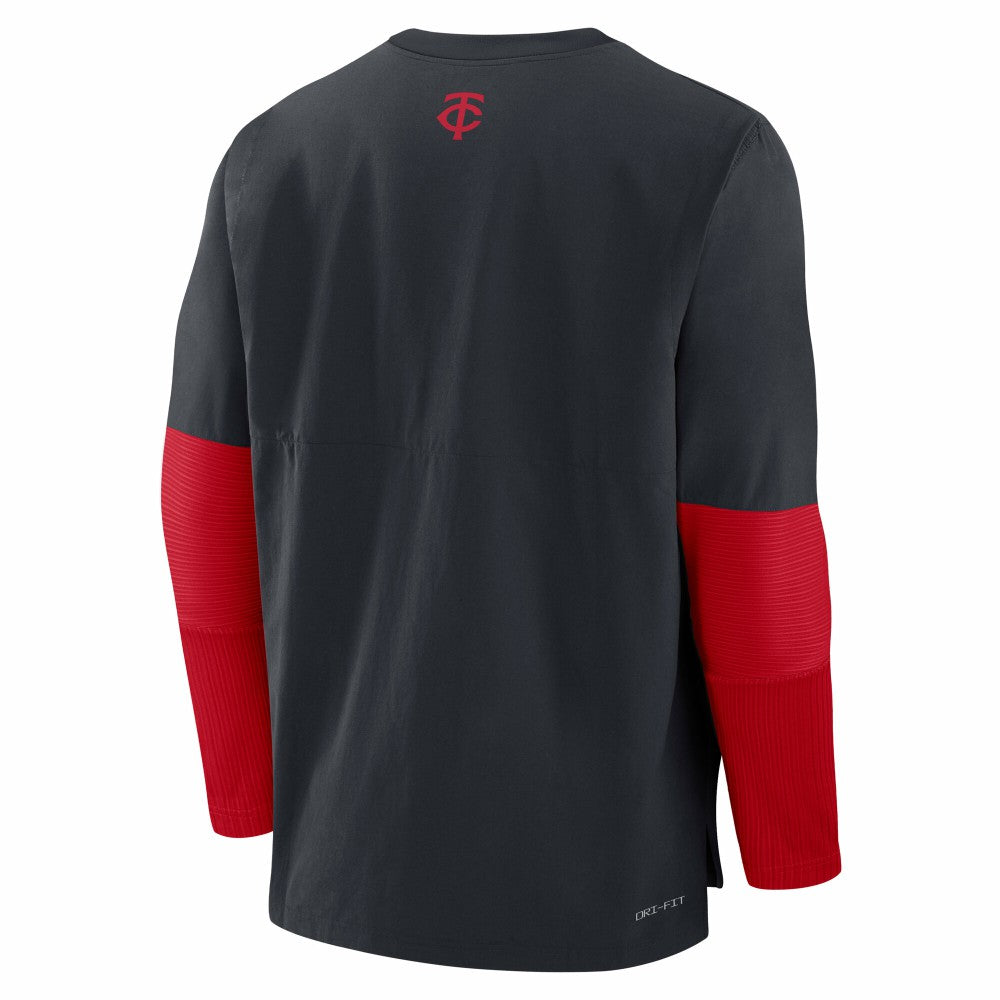 Minnesota Twins Authentic Collection Player Dri-FIT Lightweight Pullover  Navy/Red | Nike