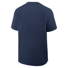 Milwaukee Brewers Authentic Collection Raglan Short Sleeve Windshirt Navy | Nike