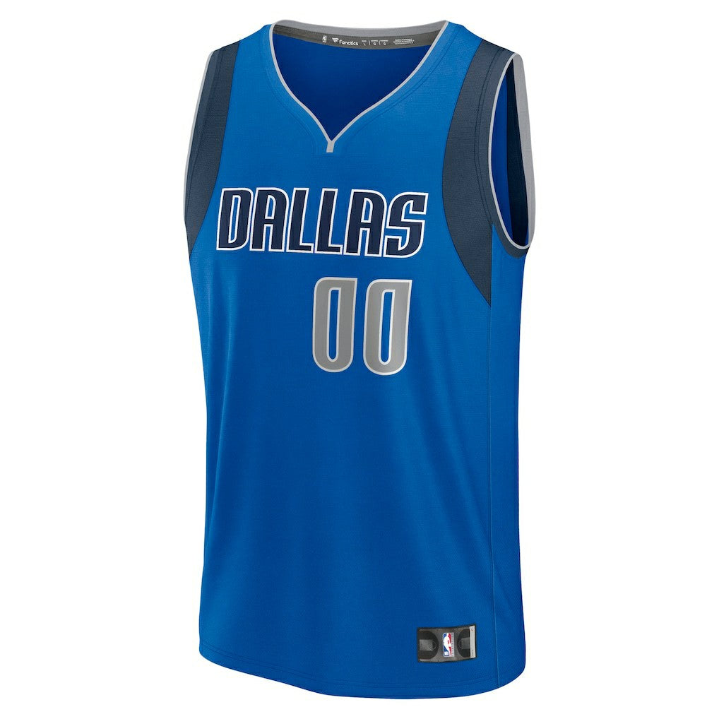 Dallas Mavericks Fast Break Custom Jersey sale - Icon Editi- Blue