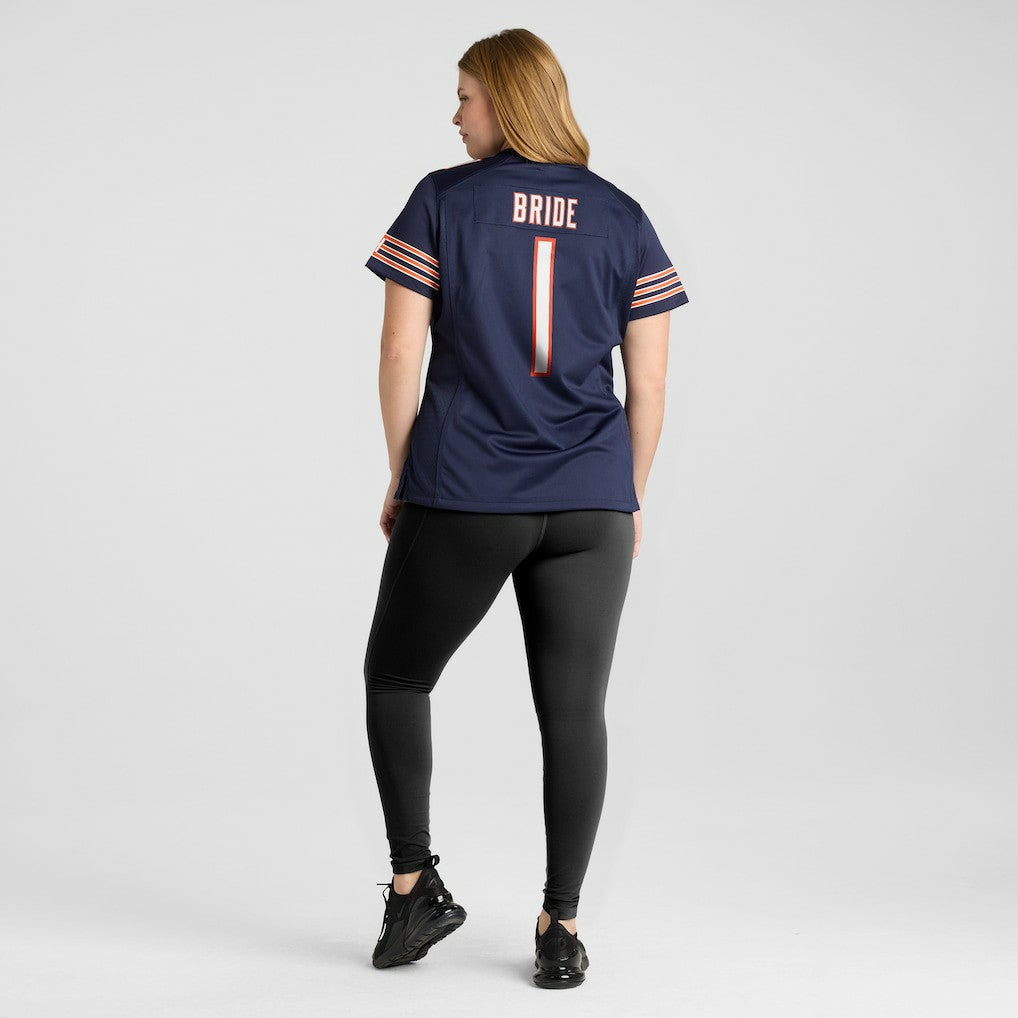 Number 1 Bride Chicago Bears Women's Game Jersey - Navy