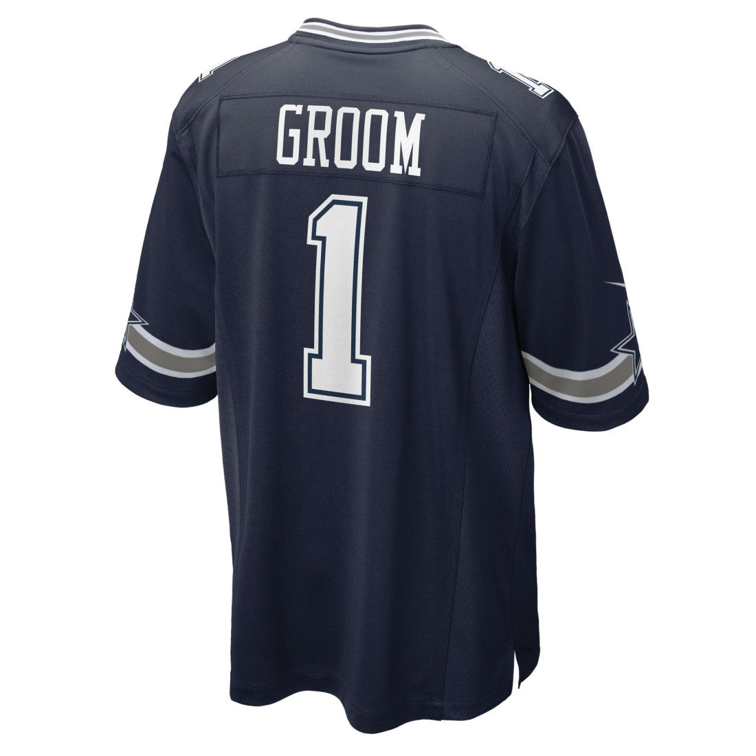 Number 1 Groom Dallas Cowboys Game Jersey - Navy