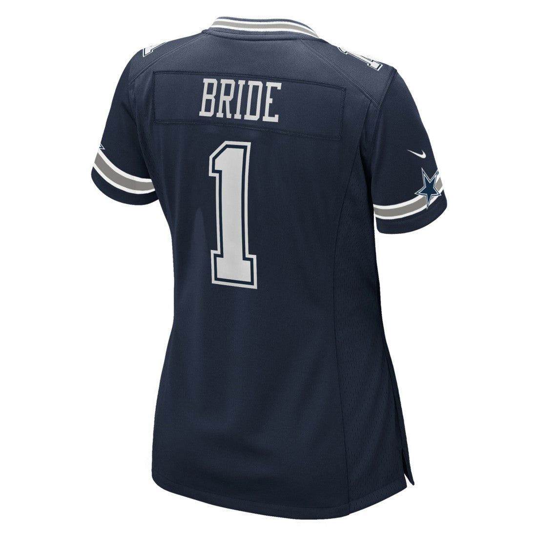 Number 1 Bride Dallas Cowboys Women's Game Jersey - Navy