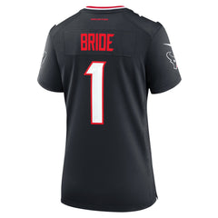 Number 1 Bride Houston Texans Women's Game Jersey - Navy