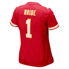 Number 1 Bride Kansas City Chiefs Women's Game Jersey - Red