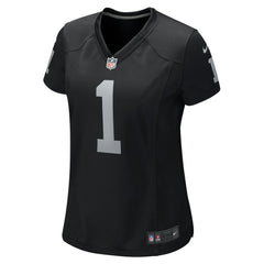 Number 1 Bride Las Vegas Raiders Women's Game Jersey - Black