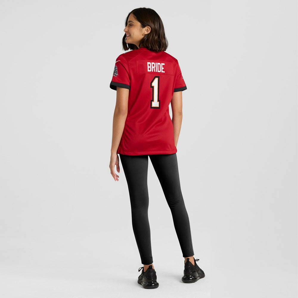Number 1 Bride Tampa Bay Buccaneers Women's Game Jersey - Red
