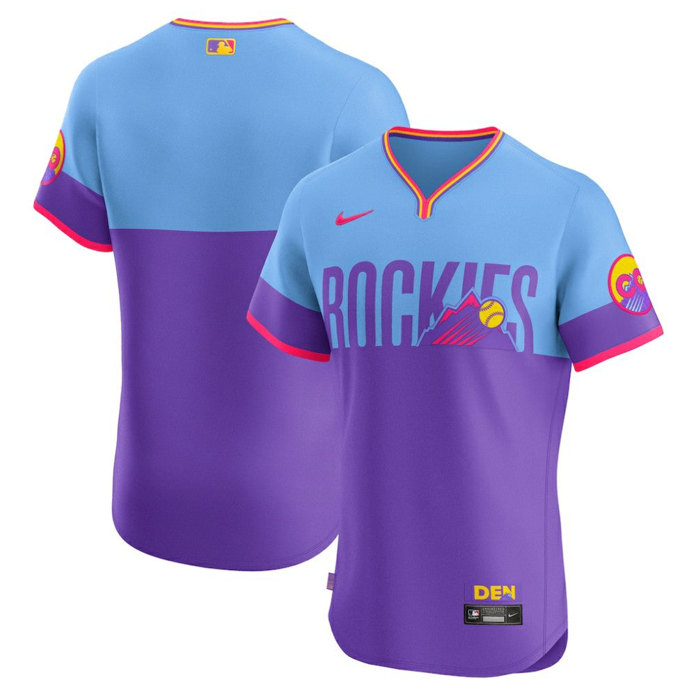 Colorado Rockies 2025 City Connect Elite Jersey Purple | Nike