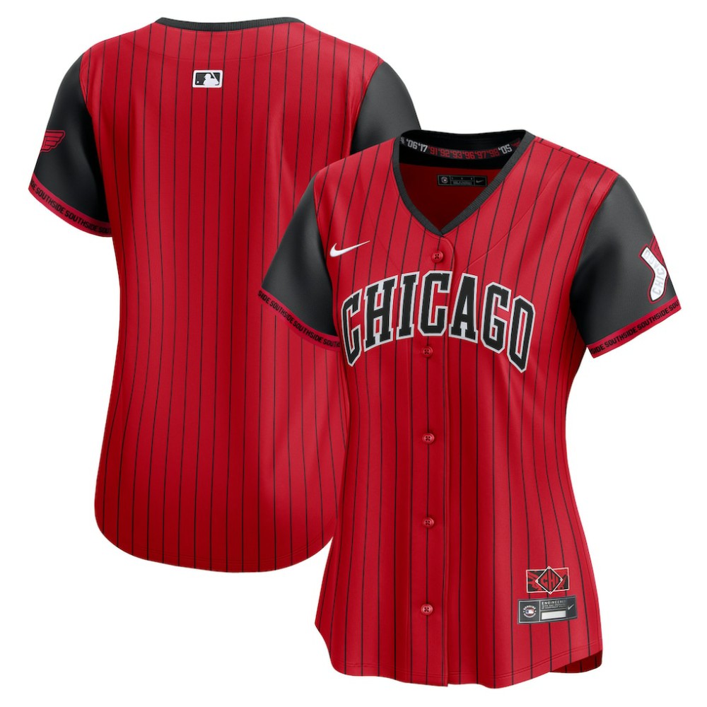 Chicago White Sox Women's 2025 City Connect Limited Jersey Red/Black | Nike