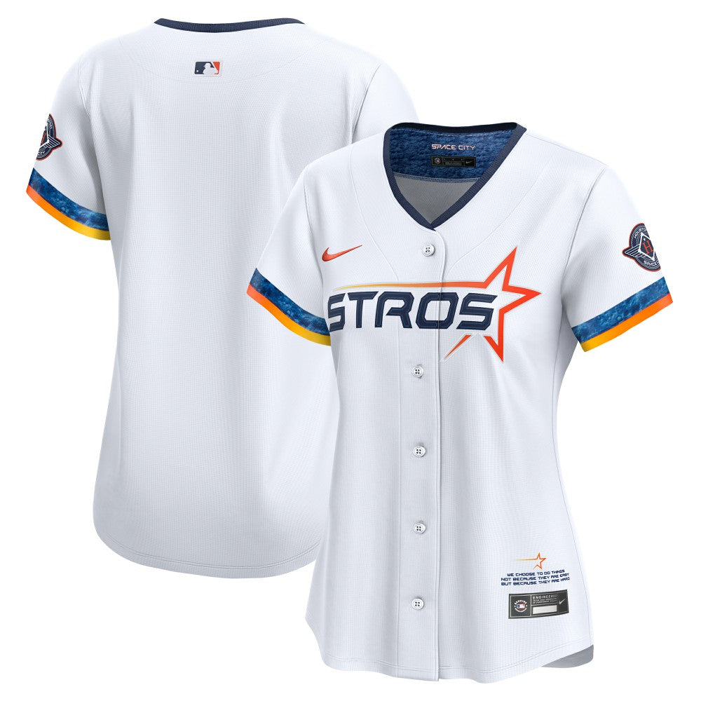 Houston Astros Women's 2025 City Connect Limited Jersey White | Nike