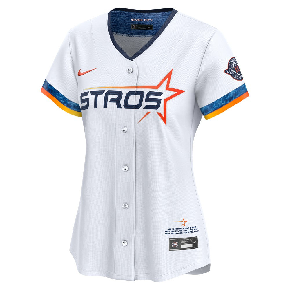 Houston Astros Women's 2025 City Connect Limited Jersey White | Nike