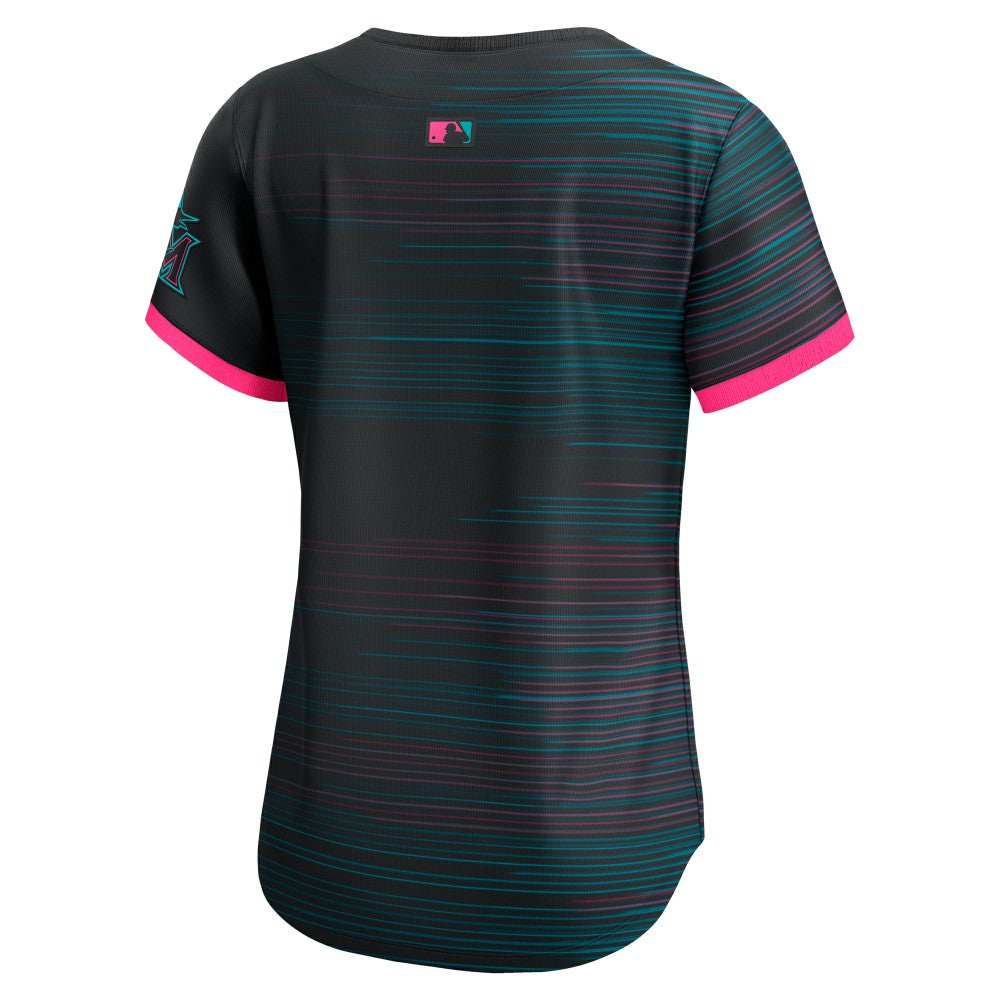Miami Marlins Women's 2025 City Connect Limited Jersey Black | Nike