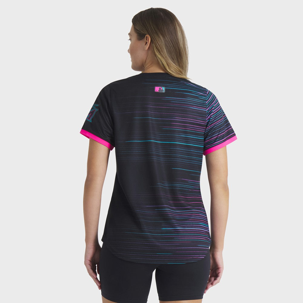 Miami Marlins Women's 2025 City Connect Limited Jersey Black | Nike
