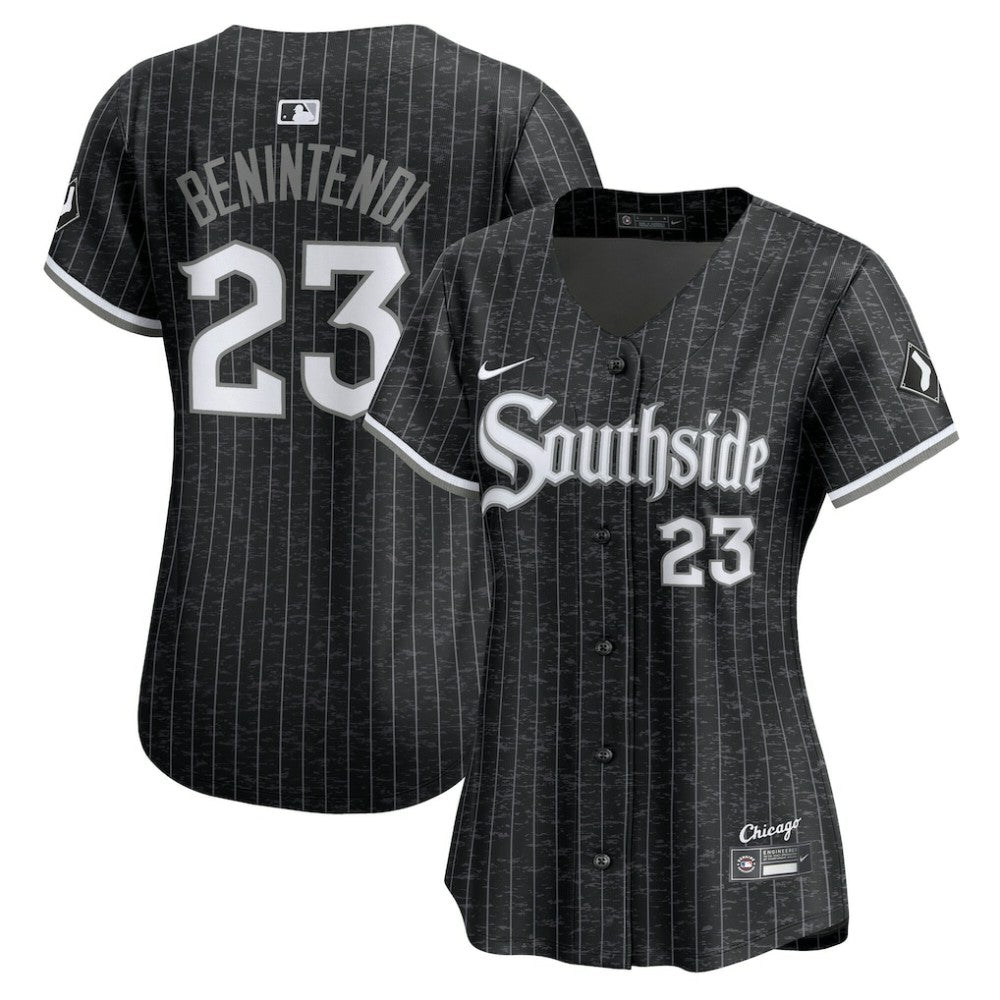 Andrew Benintendi Chicago White Sox Women's City Connect Limited Jersey Black | Nike
