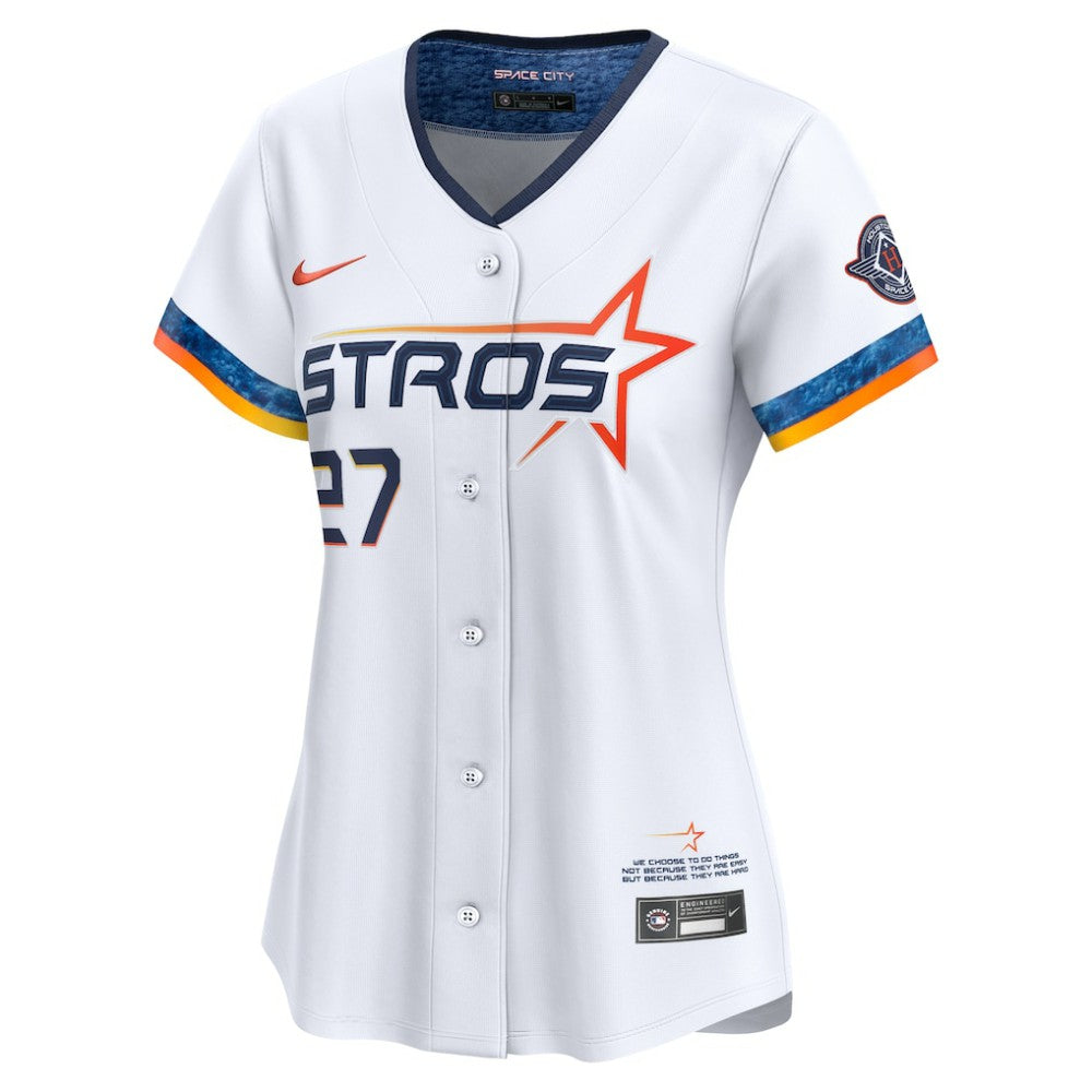 Jose Altuve Houston Astros Women's 2025 City Connect Limited Jersey White | Nike