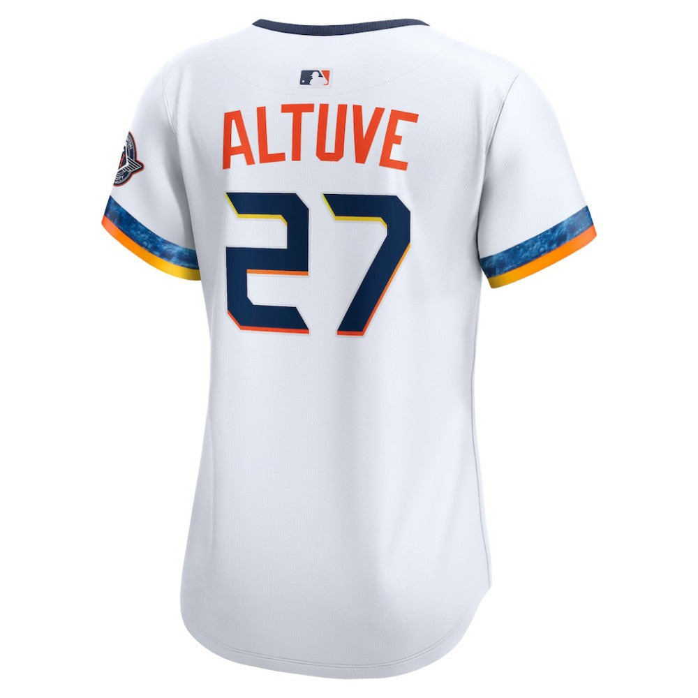Jose Altuve Houston Astros Women's 2025 City Connect Limited Jersey White | Nike