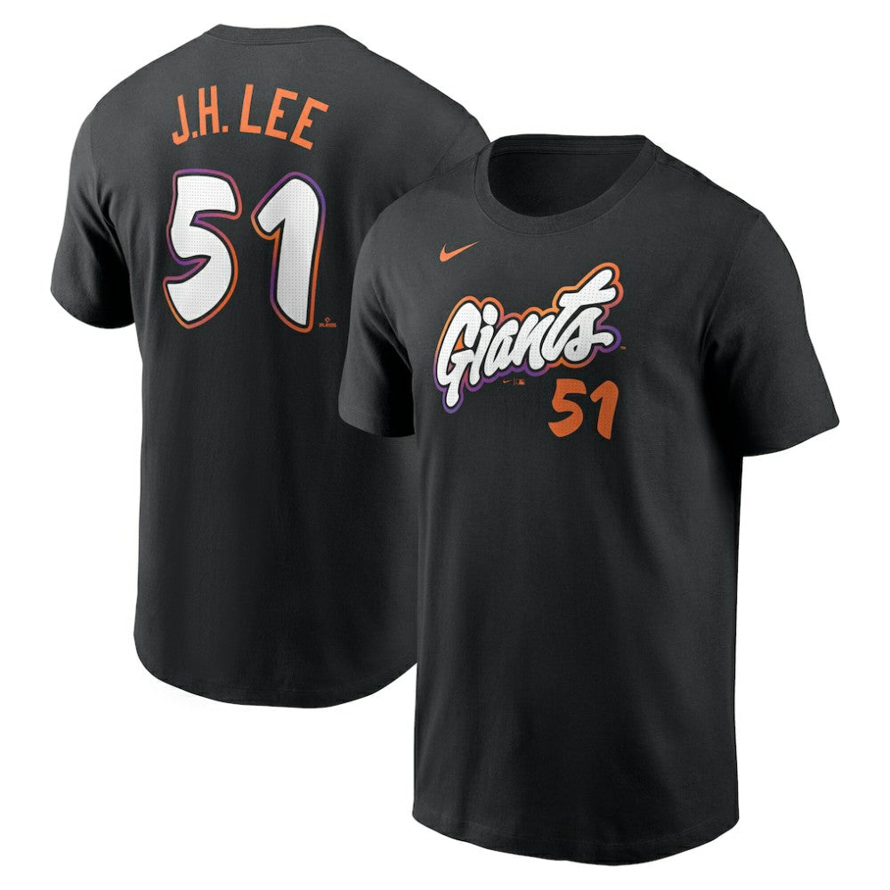 Jung Hoo Lee San Francisco Giants 2025 City Connect Fuse Name & Number T-Shirt Anthracite | Nike